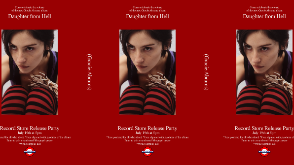 GRACIE ABRAMS Listening Party at Waterloo: Sunday, July 19th at 5pm