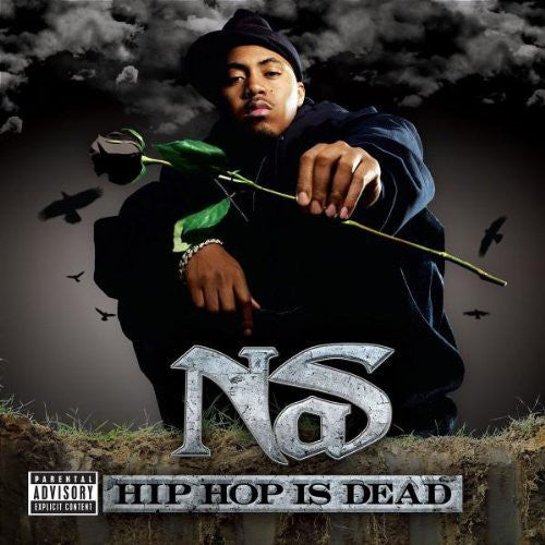 the album cover for Nas - Hip Hop Is Dead