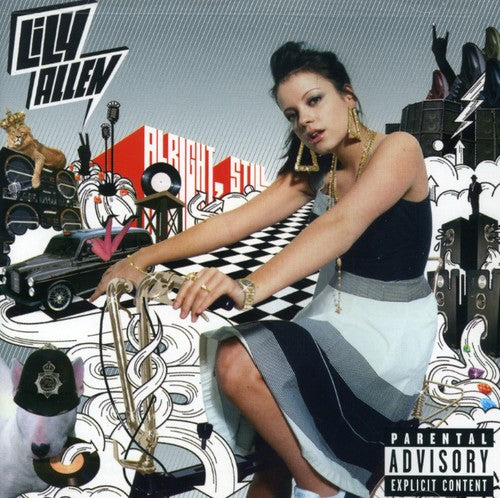 the album cover for Lily Allen - Alright Still