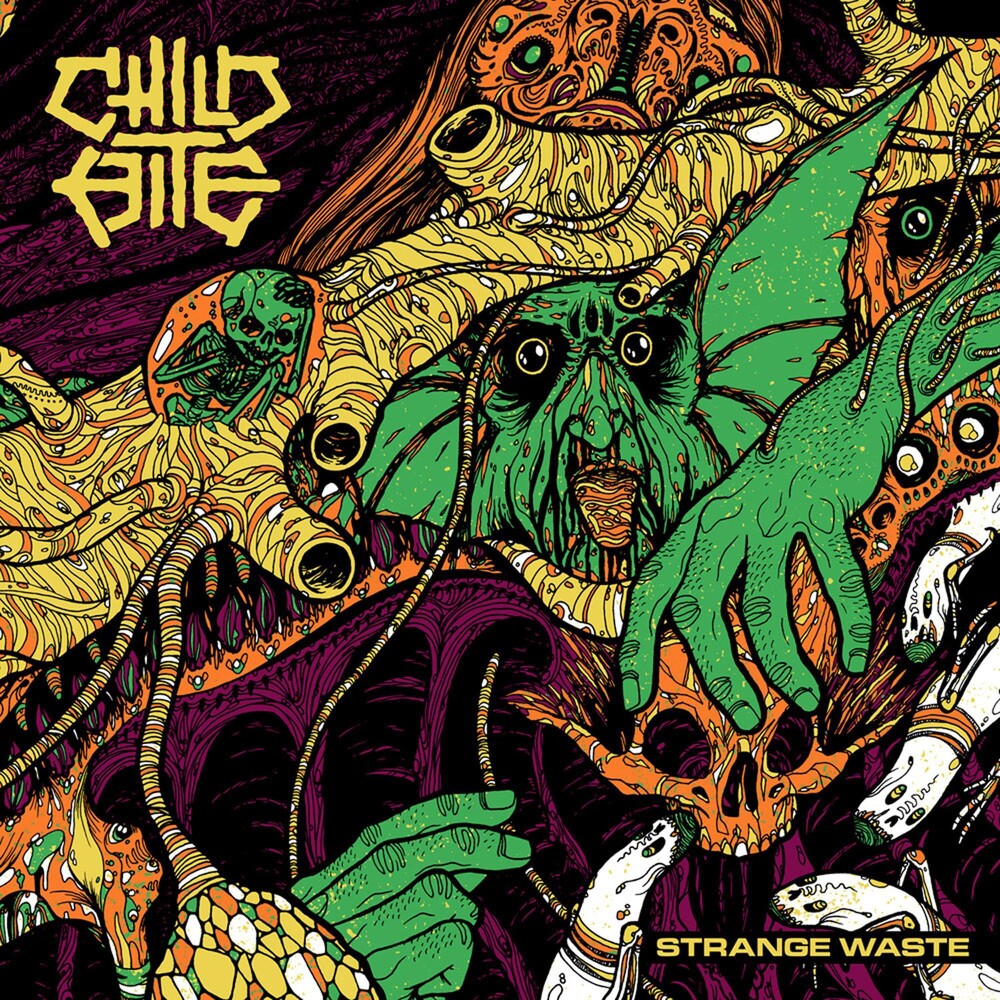 the album cover for Child Bite - Strange Waste