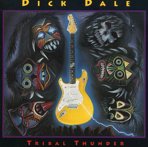 the album cover for Dick Dale - Tribal Thunder