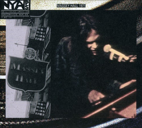 the album cover for Neil Young - Live at Massey Hall