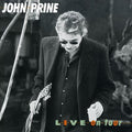 the album cover for John Prine - Live on Tour