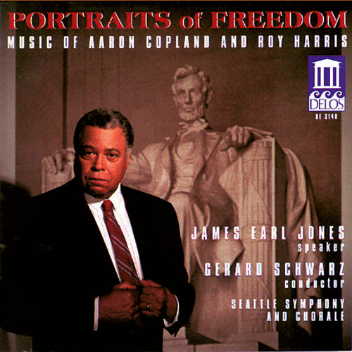 the album cover for Gerard Schwarz - Portraits of Freedom