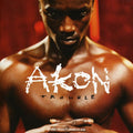 the album cover for Akon - Trouble