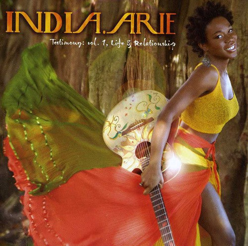 the album cover for India.Arie - Testimony, Vol. 1: Life and Relationship