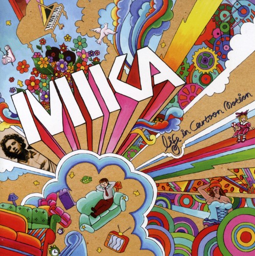the album cover for Mika - Life in Cartoon Motion