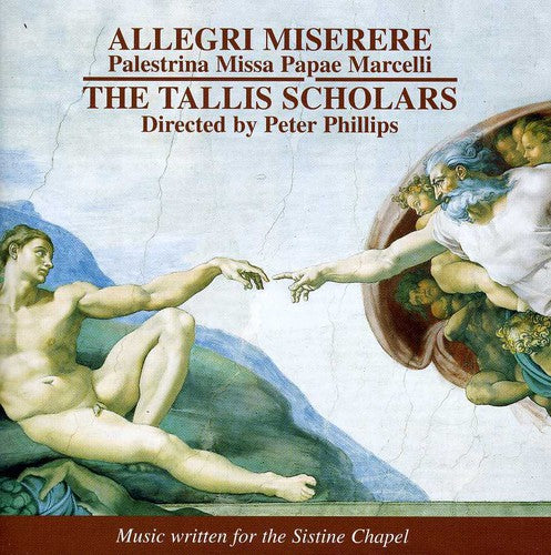 the album cover for Peter Phillips - Miserere Palestrina: Missa Papae Marcelli