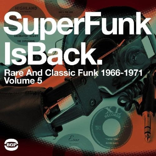the album cover for Super Funk - Super Funk Is Back Vol 5: Rare & Classic Fun / Various