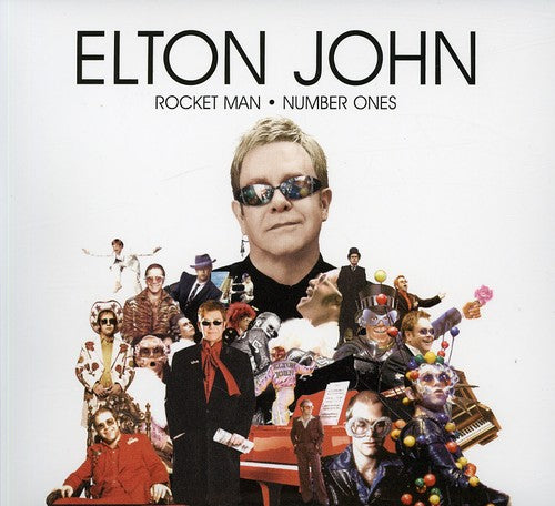 the album cover for Elton John - Rocket Man: Number Ones