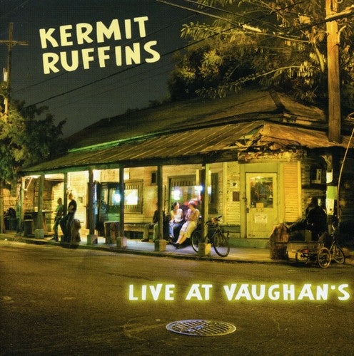 the album cover for Kermit Ruffins - Live At Vaughan's