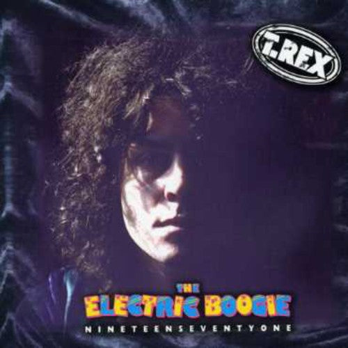 the album cover for T. Rex - Electric Boogie