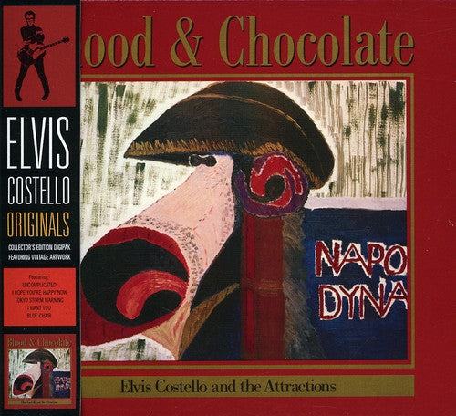 the album cover for Elvis Costello - Blood & Chocolate