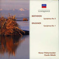 the album cover for Beethoven / Bruckner / Abbado / Vienna Phil Orch - Eloquence: Beethoven - Symphony No 8 / Brucker