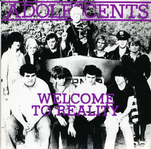 the album cover for Adolescents - Welcome to Reality