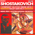 the album cover for Neeme JÃ¤rvi - Symphony 10 / Ballet Suite 4