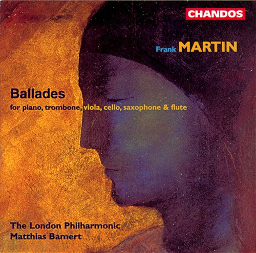 the album cover for Matthias Bamert - Ballades for Piano Trombone Viola Cello Sax Flute
