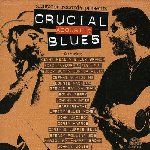 the album cover for Crucial Acoustic Blues - Crucial Acoustic Blues