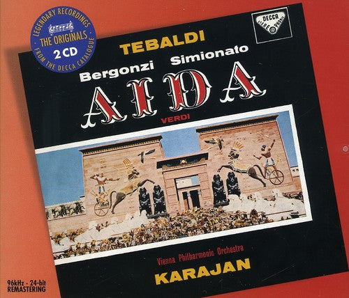 the album cover for Renata Tebaldi - Aida