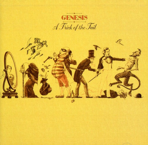 the album cover for Genesis - Trick of the Tail