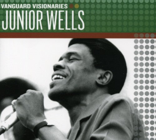 the album cover for Junior Wells - Vanguard Visionaries