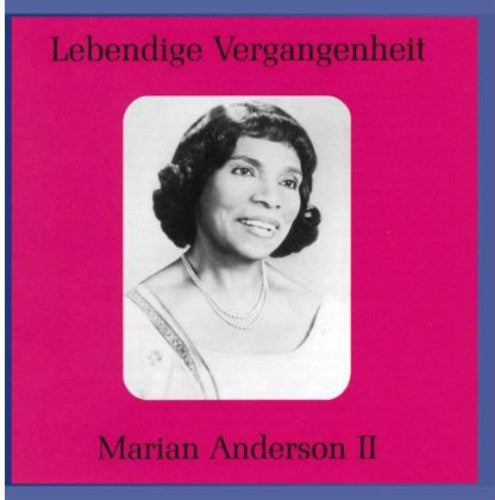 the album cover for Marian Anderson - Legendary Voices 2