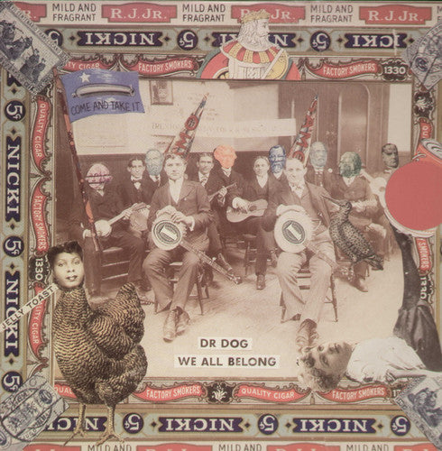 the album cover for Dr. Dog - We All Belong