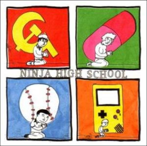 the album cover for Ninja High School - Young Adults Against Suicide