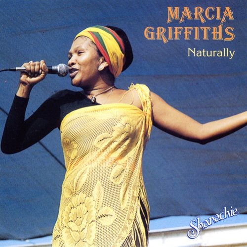 the album cover for Marcia Griffiths - Naturally