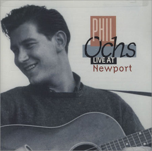 the album cover for Phil Ochs - Live at Newport