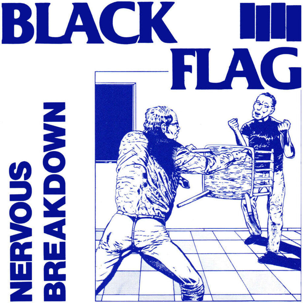 the album cover for Black Flag - Nervous Breakdown