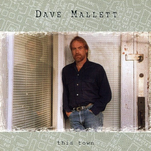 the album cover for Dave Mallet - This Town