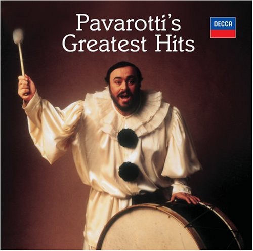 the album cover for Various Artists - Pavarotti's Greatest Hits