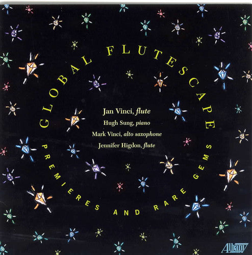 the album cover for Jan Vinci - Global Flutescape
