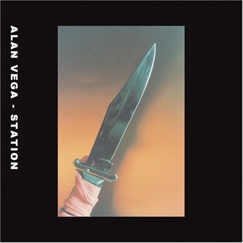 the album cover for Alan Vega - Station