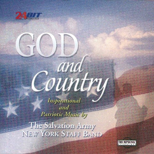 the album cover for Salvation Army Staff Band - God & Country