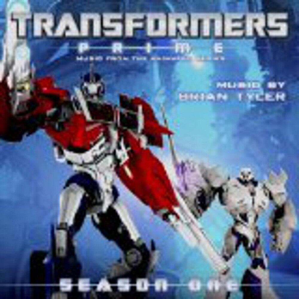 the album cover for Transformers Rescue Bots: Adventures Time & Space - Transformers Prime: Season One (Original Soundtrack)