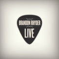 the album cover for Brandon Rhyder - Live