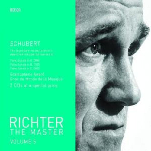the album cover for Sviatoslav Richter - Richter: The Master 4 - Schubert Sonatas