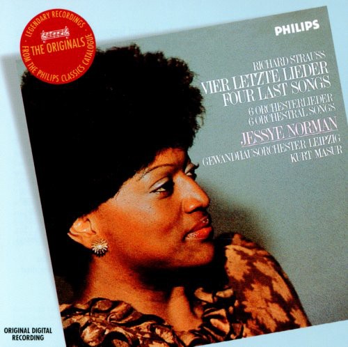 the album cover for Jessye Norman - Four Last Songs [Remastered]