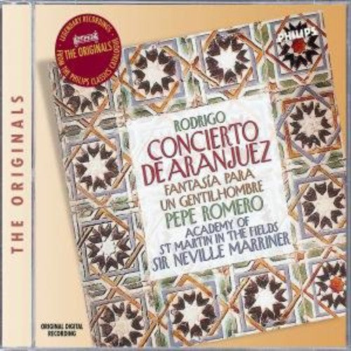 the album cover for Pepe Romero - Concierto de Aranjuez: Fantasia Para Gentilhombre