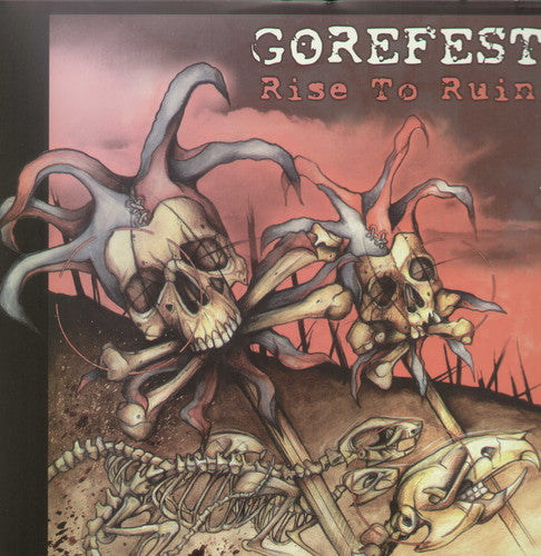 the album cover for Gorefest - Rise to Ruin