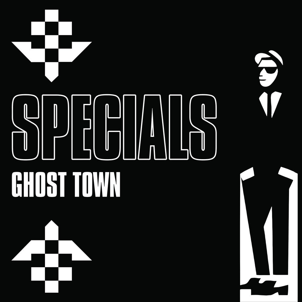 the album cover for The Specials - Ghost Town [Limited Edition Red LP]