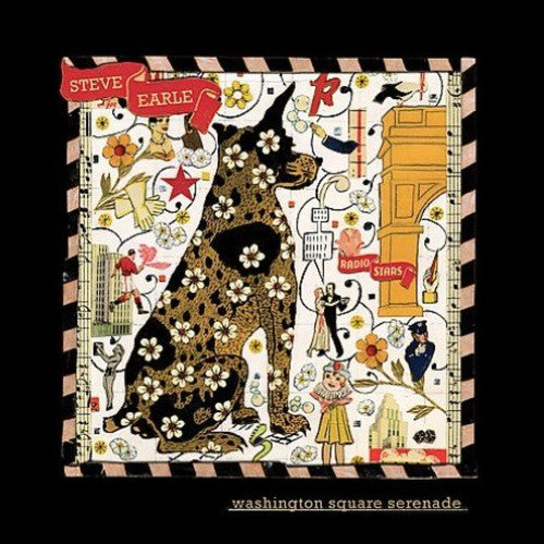 the album cover for Steve Earle - Washington Square Serenade