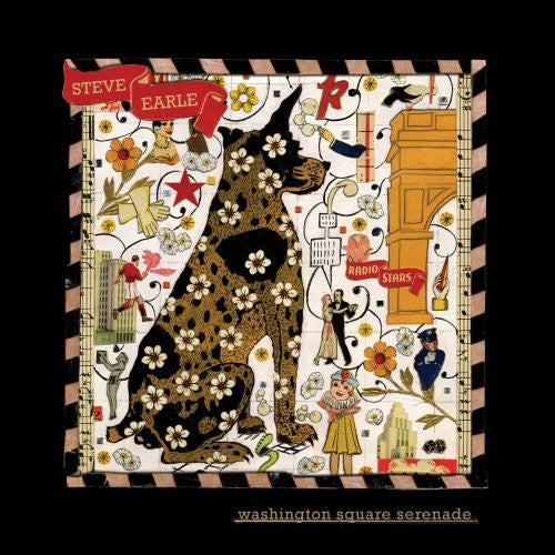 the album cover for Steve Earle - Washington Square Serenade