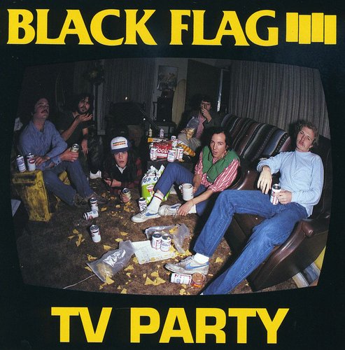 the album cover for Black Flag - TV Party