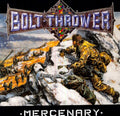 the album cover for Bolt Thrower - Mercenary