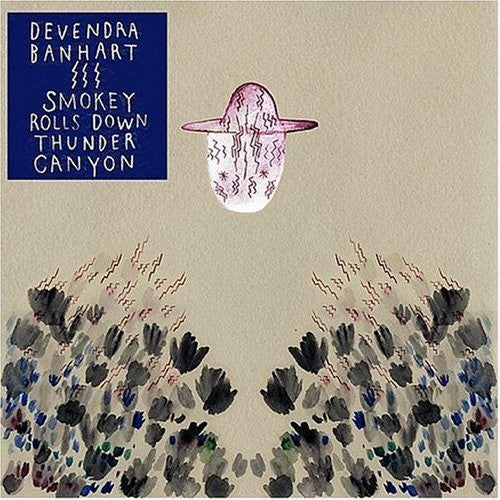 the album cover for Devendra Banhart - Smokey Rolls Down Thunder Canyon