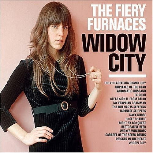 the album cover for The Fiery Furnaces - Widow City