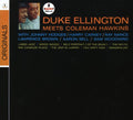 the album cover for Ellington/Hawkins - Ellington Meets Hawkins